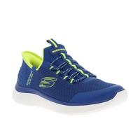 Skechers Summits High Range Slip-ins, Scarpe da Ginnastica, Blue Lime, 34 EU