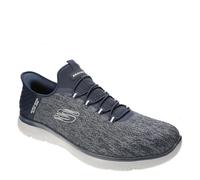 Skechers Summits Key Pace Scarpe Sportive Senza Lacci da Uomo, Navy, 13 Wide