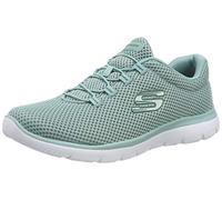 Skechers Summits Lite, Scarpe da Ginnastica Donna, Sage Mesh White Trim, 39.5 EU