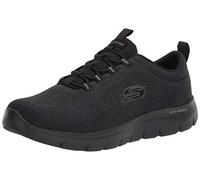 Skechers Summits Louvin, Scarpe Sportive da Uomo, Nero/Nero, 8.5 Wide