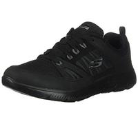 Skechers Summits - New World, Sneaker Donna, Nero Black Leather Mesh Black Trim Bbk, 38 EU