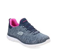 Skechers Summits Quick Getaway Donna, Blu Navy/Rosa Acceso., 11 Wide