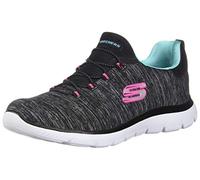 Skechers Summits-quick Getaway, Scarpe da ginnastica Donna, Black Light Blue Bklb, 38 EU