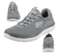 Skechers SUMMITS Scarpe Da Fitness Per Uomo Sneaker In Memory Foam Grigio