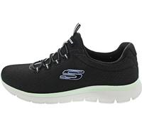 Skechers Sport Women's Summits Summer Blush Sneaker, Nero/Multicolore = BK, 39.5 EU