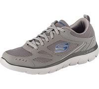 Skechers Summits South Rim, Scarpe da Allenamento Uomo, Gray Leather/Mesh/Trim, 46 EU