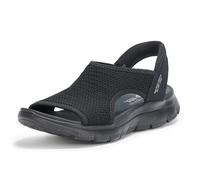 Skechers Summits-Sweetly Evolved Sandali Sportivi da Donna, Nero/Nero, 39 EU