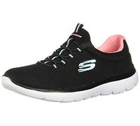 Skechers Summits Top Player, Scarpe da ginnastica Donna, Black Pink, 38.5 EU