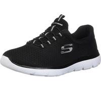 Skechers Summits Top Player, Scarpe da ginnastica Donna, Nero (Black White), 38.5 EU Larga