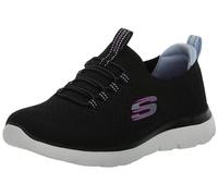 Skechers Summits Top Player, Scarpe da Ginnastica Donna, Nero Multicolore BKMT, 35 EU