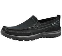 Skechers Superior Milford, Mocassini Uomo, Black Blk, 40 EU
