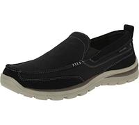 Skechers Superior Milford, Mocassini Uomo, Black Blk, 45.5 EU