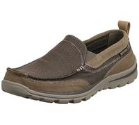 Skechers - Superior Milford, Sneaker basse Uomo, Braun (LTBR), 39 EU
