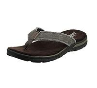 Skechers Supreme Bosnia, Ciabatte Uomo, Brown Choc, 48.5 EU