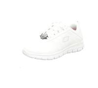 Skechers Sure Track Erath - Ii, Scarpe da Ginnastica da Infilare Donna, Bianco Weiß White Leather Wht, 39 EU