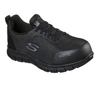 Skechers Sure Track Jixie, Mocassini Donna, Nero, 39.5 EU