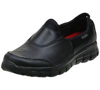 Skechers Sure Track, Mocassini Donna, Black Deep Drk, 38.5 EU