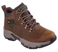 Skechers Terraform Veckman, Stivali da Escursionismo Uomo, Dark Brown Leather/Duraleather/Mesh/Trim, 45.5 EU