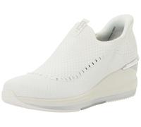 Skechers The Triple Wedge-Clariti - Sneaker da Donna, Senza Lacci, Mani libere, Colore: Bianco., 40 EU