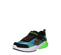Skechers Thermoflux 2.0 Kodron, Sneaker Bambini e ragazzi, Multicolore Blue Lime Textile Black Orange Trim, 33 EU