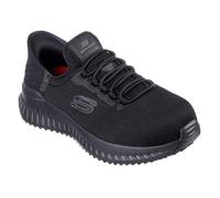 Skechers Tilido Ombray, Anfibi da Lavoro Donna, Nero, 36 EU