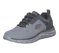 Skechers Traccia più Ampia, Sneaker Uomo, Grigio Ingegnerizzato Mesh Pu Carbone Trim, 42 EU