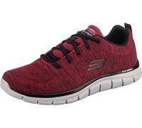 Skechers Track Front Runner, Scarpe da Ginnastica Basse Donna, Red, 42 EU