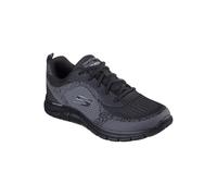 Skechers Track - Glendor - Scarpe da ginnastica da uomo in maglia tecnica, leggera in nero., Bbk Black, 48.5 EU