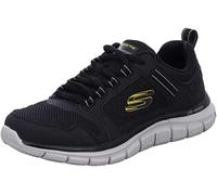 Skechers Track Knockhill Scarpe da Allenamento - AW20, Nero oro, 41.5