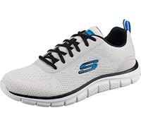 Skechers Track RIPKENT, Scarpe da Ginnastica Uomo, White, 44 EU