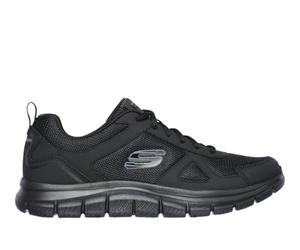 Skechers Track Scloric, Sneaker, Uomo, Black Red, 45 EU