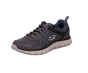 Skechers Track Scloric, Sneaker, Uomo, Grigio Charcoal Black, 46 EU