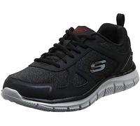 Skechers Track Scloric, Sneaker, Uomo, Nero Black White, 41 EU