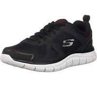 Skechers Track Scloric, Sneaker, Uomo, Nero Black White, 45 EU