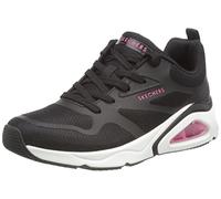 Skechers Tres-air Revolution-arioso, Scarpe da ginnastica Donna, Maglia Calda Nera Della Colata, 38.5 EU