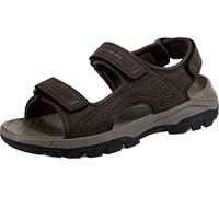 Skechers Sandali Uomo Tresmen Garo Marrone Vegan Taglia 42