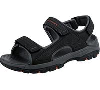 Skechers Sandali da uomo Tresmen Garo Nero Vegan Taglia 42 EU