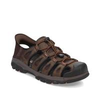Skechers USA Men's Men's Tresmen-Norvick Fisherman Sandal, Chocolate, 8
