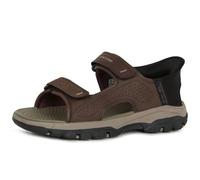 Skechers TRESMEN Reece, Sandalo Sportivo Uomo, Chocolate, 42.5 EU