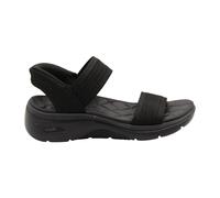 Skechers Go Walk Arch Fit 2.0 Sandalo Piatto, Nero, 40