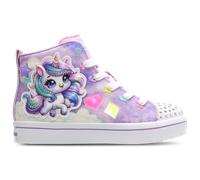 Skechers Bambina Twinkle Toes: Twi-Lites 2.0 - Unicorn Glam Sneaker in Lavanda, Taglia 28