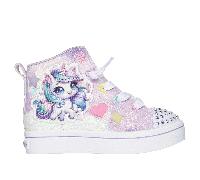 Skechers Twinkle Toes: Twi-Lites 2.0 - Unicorn Glam Sneaker in Lavanda, Taglia 23