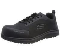 Skechers Ulmus Sr Safety Toe, Sneaker Uomo, Black Charcoal, 46 EU