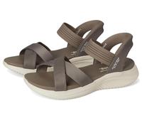 Skechers Ultra Flex 3.0-Never Netter Hands Free Slip-ins, Sandali Donna, Tortora Scuro, 37 EU
