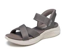 Skechers Ultra Flex 3.0-Never Netter Hands Free Slip-ins, Sandali Donna, Tortora Scuro, 39 EU