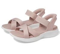 Skechers Ultra Flex 3.0 Never Netter - Pantofole da donna senza chiusure, Rosso tendente rosa, 37.5 EU