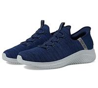 Skechers Men's Ultra Flex 3.0 Right Away Slip-in, Mocassino Uomo, Marina Militare, 47.5 EU Larga