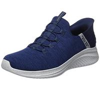 Skechers Uomo Ultra Flex 3.0 Right Away Slip-In ALLENATRICE, Navy Mesh/Trim, 42.5 EU