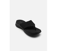 Skechers Infradito da Donna Ultra Flex 3.0-Ryhthm Waves, Nero/Nero, 38 EU