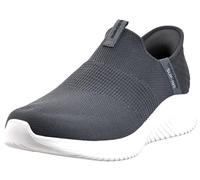 Skechers Ultra Flex 3.0 Smooth Step - Mocassini da uomo senza lacci, grigio scuro, 42 EU